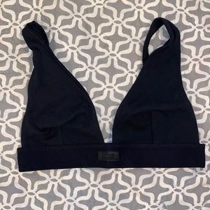 COPY - SKIMS Black plunge bralette